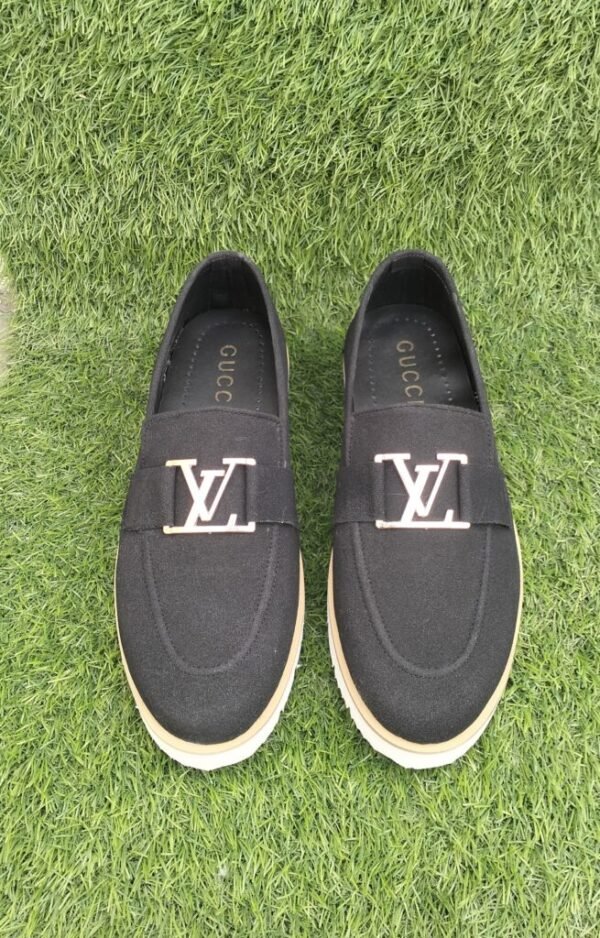 LV black Suede Vibram sole